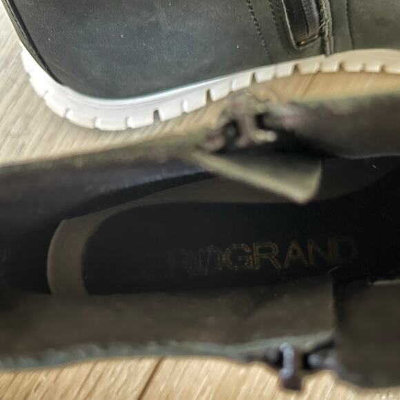 Cole Haan Zerogrand Women's 8 Side Zip Bootie Sneaker Waterproof Black Leather - Picture 6 of 8